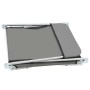 Tumbonas plegables 2 unidades acero y tela gris de vidaXL, Tumbonas - Ref: Foro24-44302, Precio: 80,24 €, Descuento: %