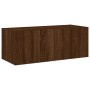 Mueble de TV de pared con luces LED marrón roble 80x35x31 cm de , Muebles TV - Ref: Foro24-837293, Precio: 59,48 €, Descuento: %