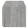 Mueble de TV de pared con luces LED gris Sonoma 100x35x31 cm de , Muebles TV - Ref: Foro24-837300, Precio: 63,66 €, Descuento: %