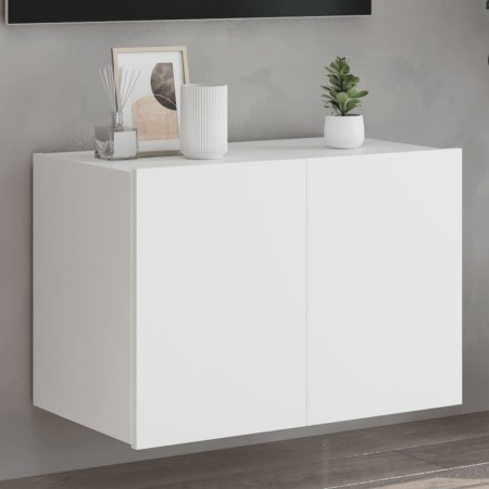Mueble de TV de pared con luces LED blanco 60x35x41 cm de , Muebles TV - Ref: Foro24-837302, Precio: 45,93 €, Descuento: %