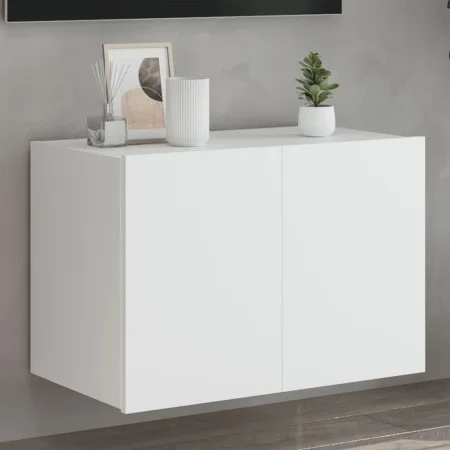Mueble de TV de pared con luces LED blanco 60x35x41 cm de , Muebles TV - Ref: Foro24-837302, Precio: 44,92 €, Descuento: %