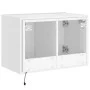 Mueble de TV de pared con luces LED blanco 60x35x41 cm de , Muebles TV - Ref: Foro24-837302, Precio: 44,92 €, Descuento: %