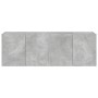 Muebles TV de pared luces LED 2 uds gris hormigón 60x35x41 cm de , Muebles TV - Ref: Foro24-837309, Precio: 89,65 €, Descuent...
