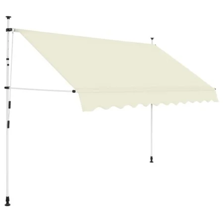 Toldo retráctil de operación manual 300 cm crema de vidaXL, Toldos - Ref: Foro24-143696, Precio: 86,67 €, Descuento: %
