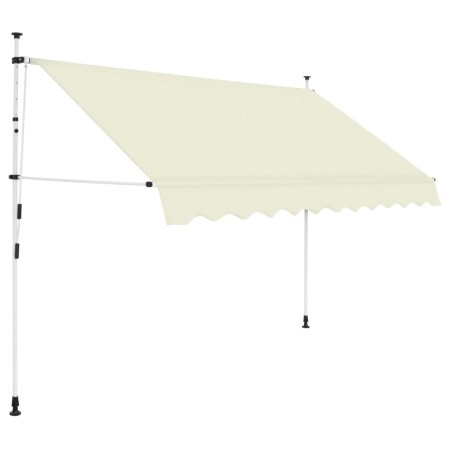 Toldo retráctil de operación manual 300 cm crema de vidaXL, Toldos - Ref: Foro24-143696, Precio: 87,62 €, Descuento: %