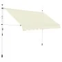 Toldo retráctil de operación manual 300 cm crema de vidaXL, Toldos - Ref: Foro24-143696, Precio: 86,67 €, Descuento: %