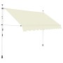 Toldo retráctil de operación manual 300 cm crema de vidaXL, Toldos - Ref: Foro24-143696, Precio: 87,62 €, Descuento: %