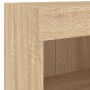 Muebles TV pared con LED 7 pzas madera ingeniería roble Sonoma de , Muebles TV - Ref: Foro24-3216585, Precio: 128,18 €, Descu...