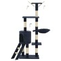 Rascador para gatos con poste de sisal 138 cm azul oscuro de vidaXL, Mobiliario para gatos - Ref: Foro24-170582, Precio: 77,5...