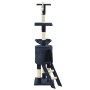 Rascador para gatos con poste de sisal 138 cm azul oscuro de vidaXL, Mobiliario para gatos - Ref: Foro24-170582, Precio: 77,5...