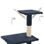 Rascador para gatos con poste de sisal 138 cm azul oscuro de vidaXL, Mobiliario para gatos - Ref: Foro24-170582, Precio: 77,5...