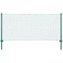 Maschendrahtzaun mit Stahlpfosten 25x0,75 m grün von vidaXL, Zaunpaneele - Ref: Foro24-144614, Preis: 73,28 €, Rabatt: %