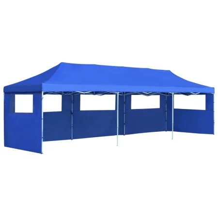 Carpa plegable Pop-up con 5 paredes laterales 3x9 m azul de vidaXL, Carpas y cenadores - Ref: Foro24-44978, Precio: 315,66 €,...