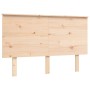 Estructura de cama con cabecero madera maciza 140x190 cm de , Camas y somieres - Ref: Foro24-3193381, Precio: 138,94 €, Descu...