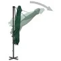 Sombrilla voladiza con poste de aluminio verde 250x250 cm de vidaXL, Sombrillas - Ref: Foro24-44617, Precio: 127,93 €, Descue...