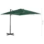 Sombrilla voladiza con poste de aluminio verde 250x250 cm de vidaXL, Sombrillas - Ref: Foro24-44617, Precio: 127,93 €, Descue...