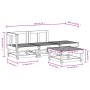 Juego de muebles de jardín 4 pzas madera de pino impregnada de , Conjuntos de jardín - Ref: Foro24-3186486, Precio: 212,81 €,...