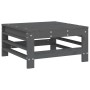 Juego de muebles de jardín 4 pzas madera maciza de pino gris de , Conjuntos de jardín - Ref: Foro24-3186503, Precio: 261,97 €...
