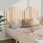 Cabecero de cama madera maciza de pino 141x4x110 cm de , Cabeceros y pies de cama - Ref: Foro24-818465, Precio: 69,90 €, Desc...