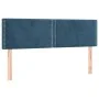 Kopfteile 2 Einheiten dunkelblauer Samt 72x5x78/88 cm von , Kopf- und Fußteile - Ref: Foro24-345942, Preis: 54,24 €, Rabatt: %