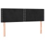Cabeceros 2 unidades terciopelo negro 72x5x78/88 cm de , Cabeceros y pies de cama - Ref: Foro24-345940, Precio: 45,15 €, Desc...