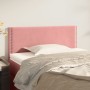 Cabecero de terciopelo rosa 100x5x78/88 cm de , Cabeceros y pies de cama - Ref: Foro24-345923, Precio: 41,50 €, Descuento: %