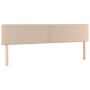 Cabeceros 2 unidades cuero sintético capuchino 90x5x78/88 cm de , Cabeceros y pies de cama - Ref: Foro24-345977, Precio: 60,6...