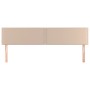 Cabeceros 2 unidades cuero sintético capuchino 90x5x78/88 cm de , Cabeceros y pies de cama - Ref: Foro24-345977, Precio: 60,6...