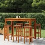 Taburetes de barra de cocina 6 unidades madera maciza acacia de , Sillas de jardín - Ref: Foro24-3115990, Precio: 282,57 €, D...