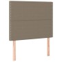 Cabeceros 2 unidades tela gris taupe 80x5x78/88 cm de , Cabeceros y pies de cama - Ref: Foro24-3116170, Precio: 55,41 €, Desc...