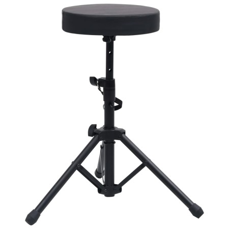 Taburete de tambor ajustable redondo negro de vidaXL, Banquetas y taburetes - Ref: Foro24-70092, Precio: 35,70 €, Descuento: %