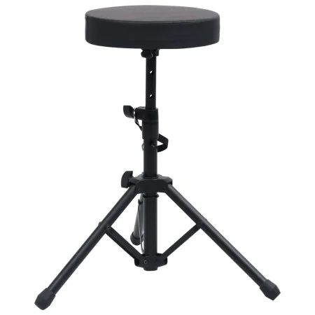 Taburete de tambor ajustable redondo negro de vidaXL, Banquetas y taburetes - Ref: Foro24-70092, Precio: 35,02 €, Descuento: %