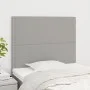 Headboards 2 units of light gray fabric 80x5x78/88 cm by , Headboards and footboards - Ref: Foro24-3116166, Price: 44,81 €, D...