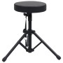 Taburete de tambor ajustable redondo negro de vidaXL, Banquetas y taburetes - Ref: Foro24-70092, Precio: 35,70 €, Descuento: %