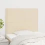 Headboards 2 units of cream-colored fabric 90x5x78/88 cm by , Headboards and footboards - Ref: Foro24-3116179, Price: 59,23 €...