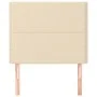 Headboards 2 units of cream-colored fabric 90x5x78/88 cm by , Headboards and footboards - Ref: Foro24-3116179, Price: 59,23 €...