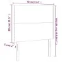 Headboards 2 units of cream-colored fabric 90x5x78/88 cm by , Headboards and footboards - Ref: Foro24-3116179, Price: 59,23 €...