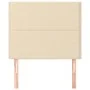 Headboards 2 units of cream-colored fabric 100x5x78/88 cm by , Headboards and footboards - Ref: Foro24-3116187, Price: 49,63 ...