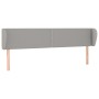 Cabecero de tela gris claro 163x23x78/88 cm de , Cabeceros y pies de cama - Ref: Foro24-3117010, Precio: 60,45 €, Descuento: %