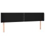Cabecero de tela negro 183x16x78/88 cm de , Cabeceros y pies de cama - Ref: Foro24-3118644, Precio: 55,50 €, Descuento: %