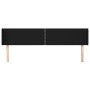 Cabecero de tela negro 183x16x78/88 cm de , Cabeceros y pies de cama - Ref: Foro24-3118644, Precio: 55,50 €, Descuento: %