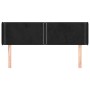 Cabecero de terciopelo negro 147x16x78/88 cm de , Cabeceros y pies de cama - Ref: Foro24-3118678, Precio: 57,02 €, Descuento: %