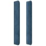 Cabecero con orejas de terciopelo azul oscuro 83x16x118/128 cm de , Cabeceros y pies de cama - Ref: Foro24-3119474, Precio: 7...