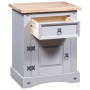 Mesita de noche Corona Range pino mexicano gris 53x39x66 cm de vidaXL, Mesitas de noche - Ref: Foro24-282617, Precio: 88,08 €...