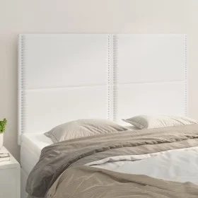 Headboards 4 units white synthetic leather 72x5x78/88 cm by , Headboards and footboards - Ref: Foro24-3116283, Price: 107,17 ...