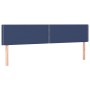 Cabecero con LED de tela azul 180x5x78/88 cm de , Cabeceros y pies de cama - Ref: Foro24-3121492, Precio: 54,51 €, Descuento: %