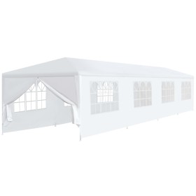 Marquesina de jardín 3x12 m blanca de vidaXL, Carpas y cenadores - Ref: Foro24-91429, Precio: 213,27 €, Descuento: %