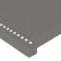 Cabecero con luces LED tela gris oscuro 180x5x118/128 cm de , Cabeceros y pies de cama - Ref: Foro24-3122299, Precio: 98,07 €...