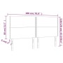 Cabecero con luces LED tela gris oscuro 180x5x118/128 cm de , Cabeceros y pies de cama - Ref: Foro24-3122299, Precio: 98,07 €...