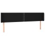 Cabecero con LED de tela negro 183x16x78/88 cm de , Cabeceros y pies de cama - Ref: Foro24-3123112, Precio: 63,03 €, Descuent...